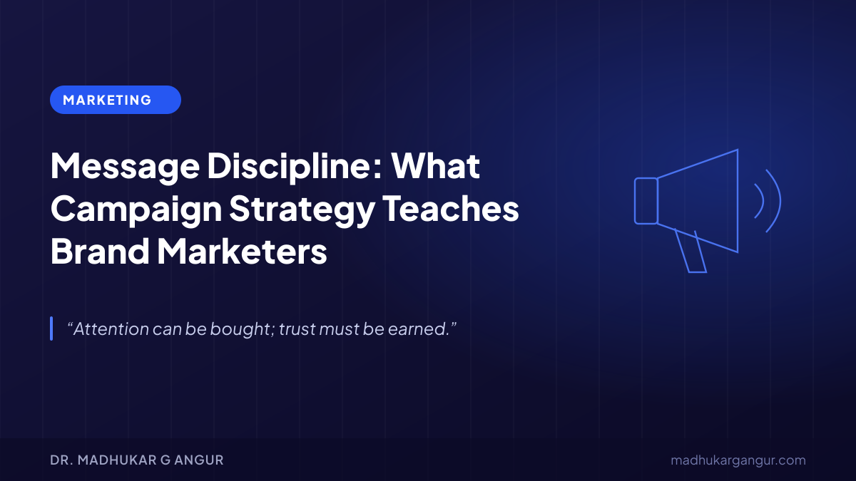A marketing strategist reviewing a focused campaign plan with data charts and audience targeting notes